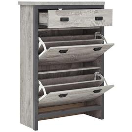 GFW Boston Shoe Storage Cabinet- Grey