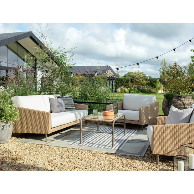 Argos rattan online sofa