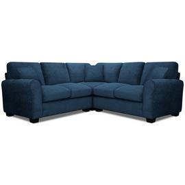 Argos Home Taylor Fabric Corner Sofa - Blue