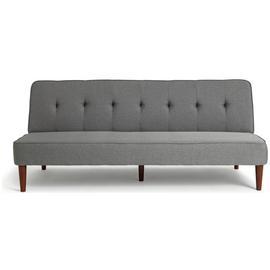 Habitat Odeon Fabric 2 Seater Clic Clac Sofa Bed - Grey