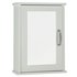 Argos Home Tongue & Groove Mirrored CabinetWhite