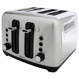 Cookworks 4 Slice Toaster - Stainless Steel
