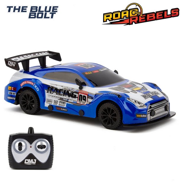 Blue rc hot sale car