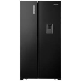 Fridgemaster MS91520DEB American Fridge Freezer - Black