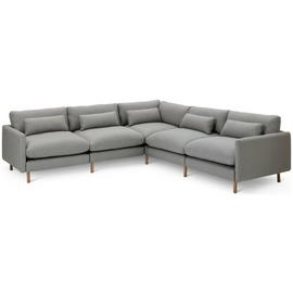 Habitat Paola Modular 5 Seater Corner Sofa Set - Grey