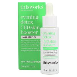 This Works 30ml Evening Detox CBD Boost Lotion