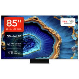TCL 85 Inch 85C805K Mini-LED 4K Ultra HD HDR Smart TV