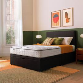 Silentnight Comfort Double Half Ottoman Bed - Charcoal
