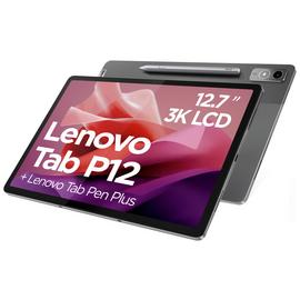 Lenovo Tab P12 12.7 Inch 128GB Wi-Fi Tablet Bundle - Grey