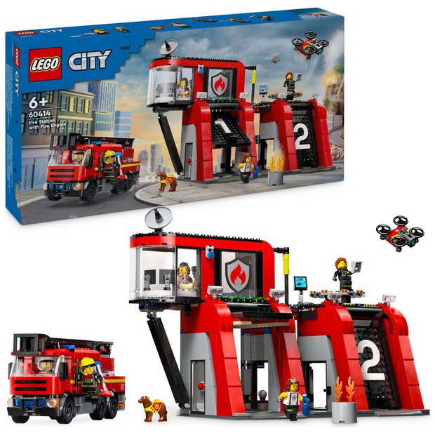 Lego city store fire station argos