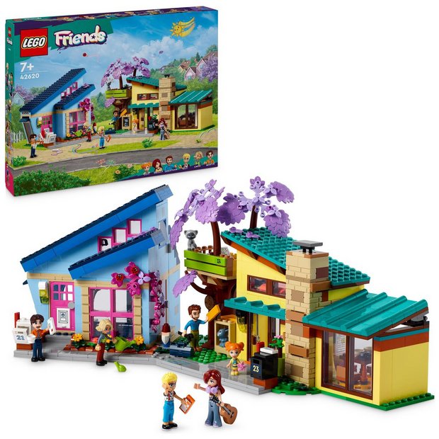 Buy LEGO Friends Olly and Paisley s Family Houses Toy Set 42620