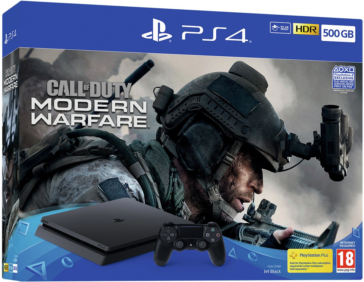 ps4 500gb call of duty modern warfare