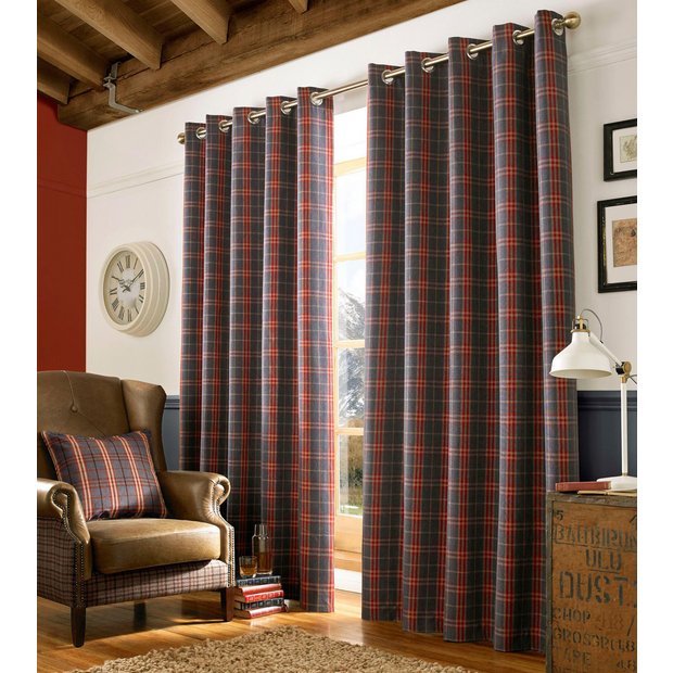 Buy Archie Denim Curtains 229cm x 183cm at Argos.co.uk Your Online