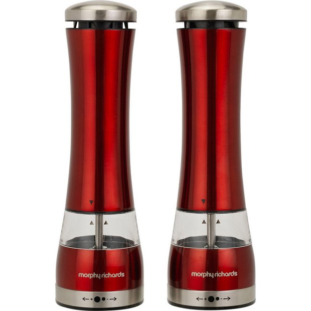 Buy Morphy Richards Accents Salt and Pepper Mills Red at Argos.co.uk