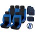 Streetwize Car Seat Cover and Mat Bundle Set - Black/Blue