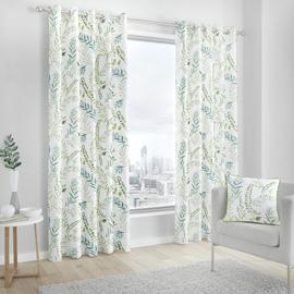 Fusion Fernworthy Fully Lined Eyelet Curtains