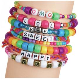Shimmer N Sparkle ABC Fashion Bead Bracelet