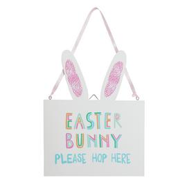 Bunny Hop Here Sign