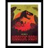 Jurassic Park Silhouette Framed Print
