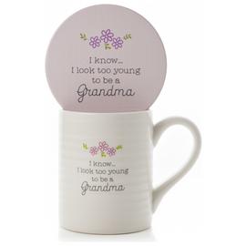 Love Life Grandma Mug & Coaster Set