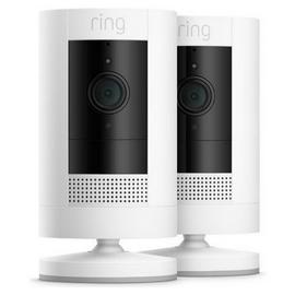 Ring Stick Up Cam Battery CCTV - White - 2 pack