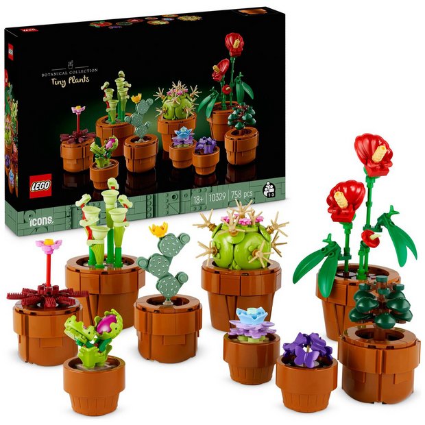 Buy LEGO Icons Tiny Plants Flowers Botanical Set 10329, LEGO