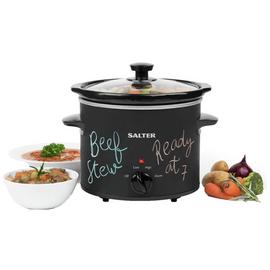 Salter Chalkboard 3.5L Slow Cooker - Black