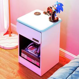 X Rocker Carbon Tek LED Wireless Charging Bedside Table