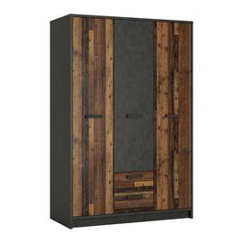 Nubi 3 Door 2 Drawer Wardrobe