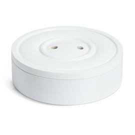Habitat 60 Button Lacquered Storage Jar - White