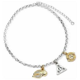 Harry Potter Silver Coloured 3 Charm Bracelet