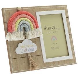 Petit Cheri Macrame Photo Frame - Rainbow -20x24cm