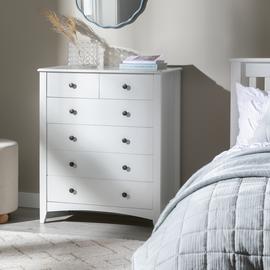 Habitat Minato Slim 6 Drawer Chest - White