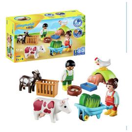 Playmobil 71158 1.2.3 Fun On The Farm Playset