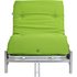 ColourMatch Single Futon Sofa Bed with Mattress- Apple Green