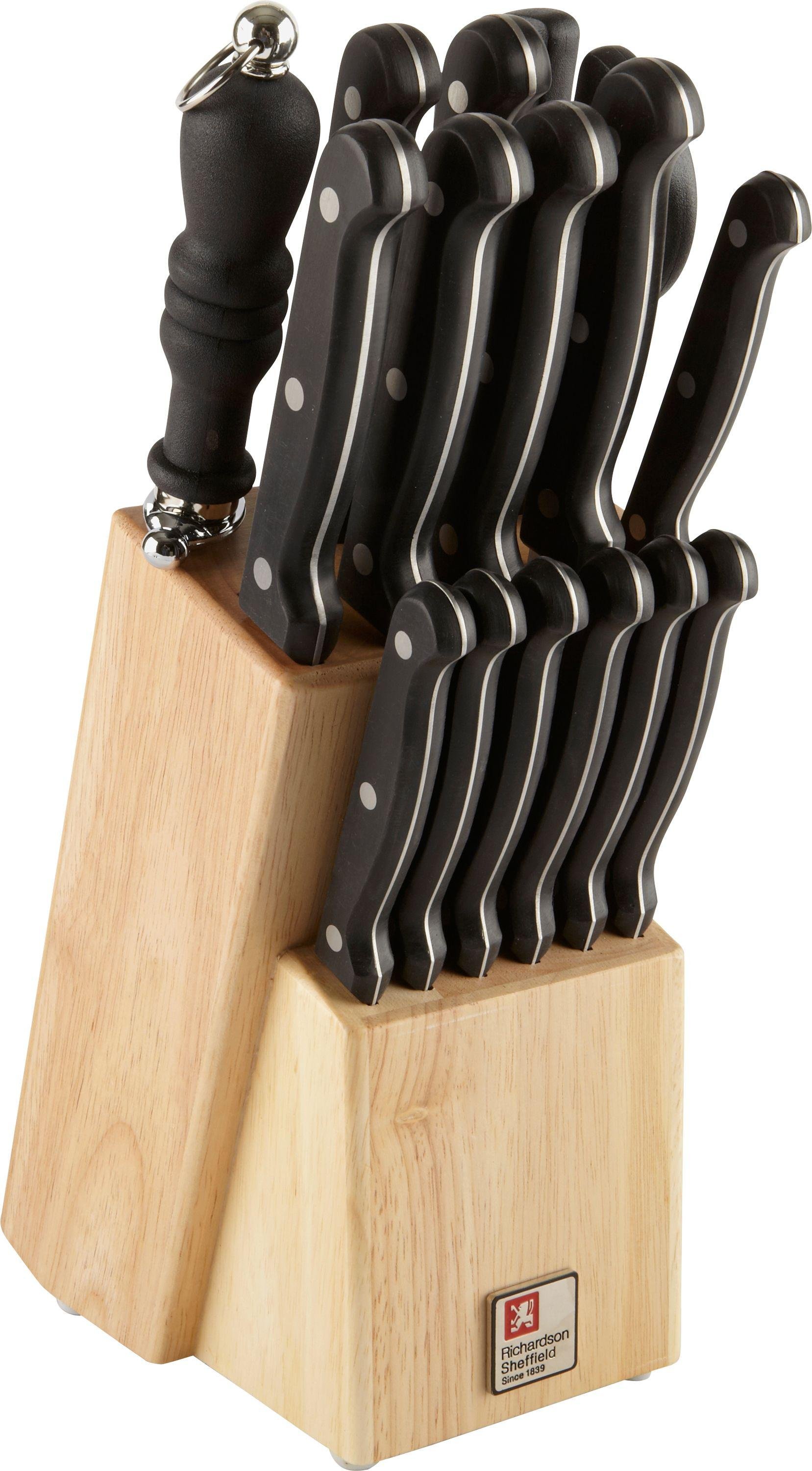 argos knife block set