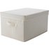 HOME Single Fabric Drawer Storage Box - Cream
