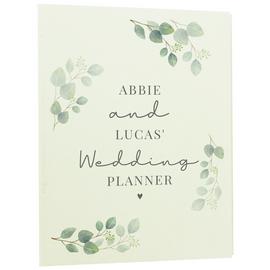 Personalised Message Botanical Wedding Planner