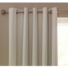 Habitat Plain Blackout Eyelet Curtain