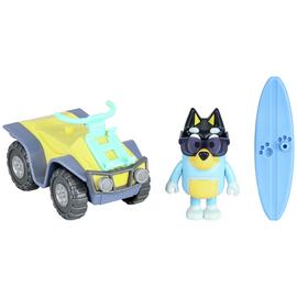 Bluey Beach S9 Vehicle And Figure Beach Squad