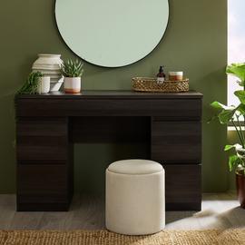 Argos Home Jenson 5 Drawer Dressing Table Desk - Black Brown