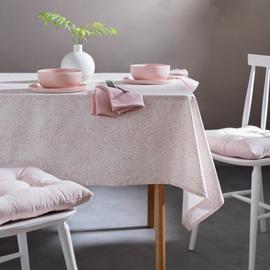 Habitat Cotton Wipe Clean Table Cloth - Pink