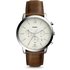 Fossil Mens Neutra Brown Leather Strap Watch