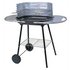 Argos Home Oval Steel Trolley Charcoal BBQ