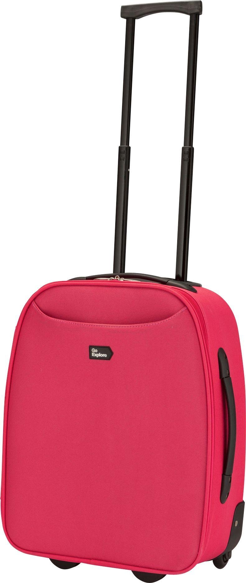 pink suitcase argos