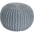 Collection Cotton Knitted Pod Footstool - Duck Egg