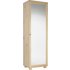 Argos Home Mirrored Shoe Cabinet - Solid Unfinished Pine