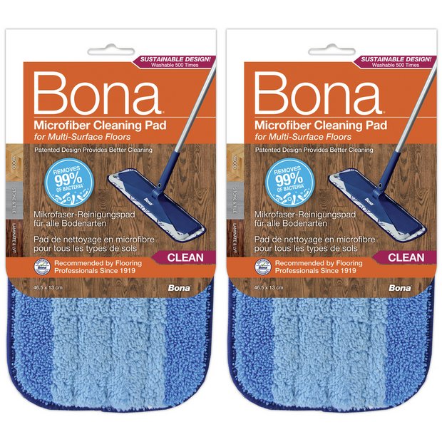 Buy Bona Microfibre Floor Pads 2 Pack at Argos.co.uk Your Online Shop