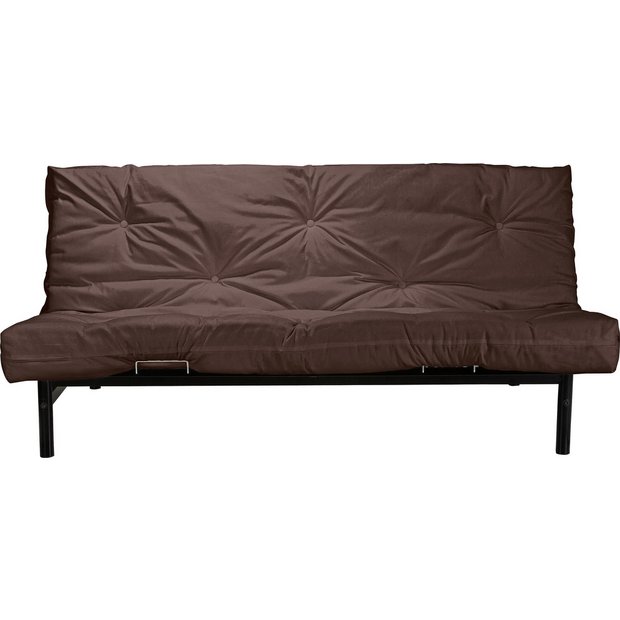 Buy ColourMatch Clive 2 Seater Futon Sofa Bed Chocolate at Argos.co