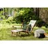 Argos Home Wooden Sun Lounger with Cushion - Cream